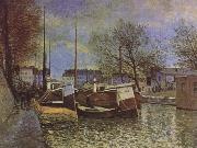Alfred Sisley Saint-Martin Canal in Paris